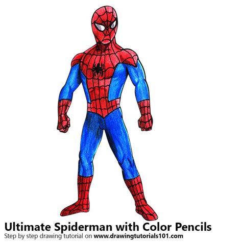 ultimate spider man drawing